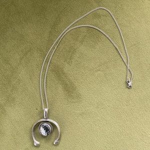 Beautiful white Buffalo turquoise necklace